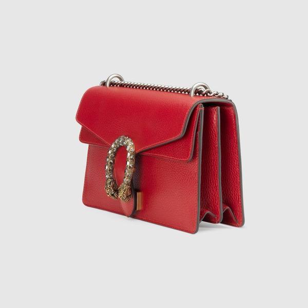 GUCCI Dionysus Leather Shoulder Bag