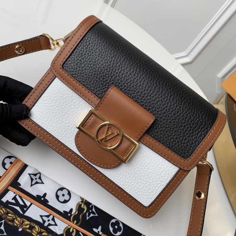 M55073 LV MINI DAUPHINE 手袋 Taurillon 牛皮單肩斜挎包