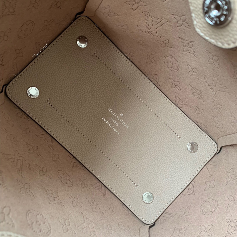 M53914 LV HINA 小號手袋 2019新款 編織皮革手柄女包 咖啡色