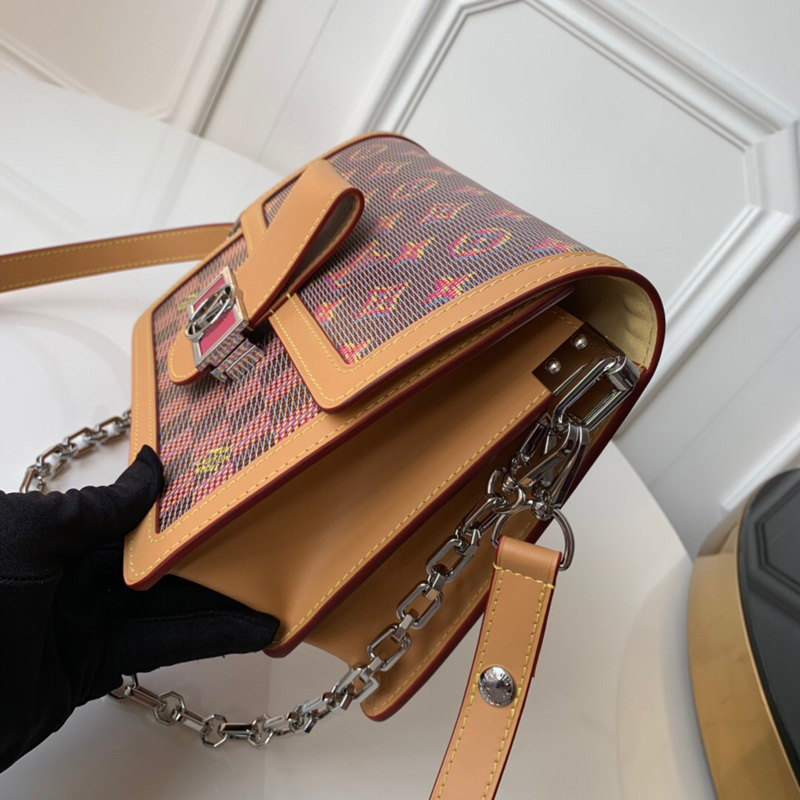 M55452 LV MINI DAUPHINE 手袋 Pop 印花達芙妮女包 粉色