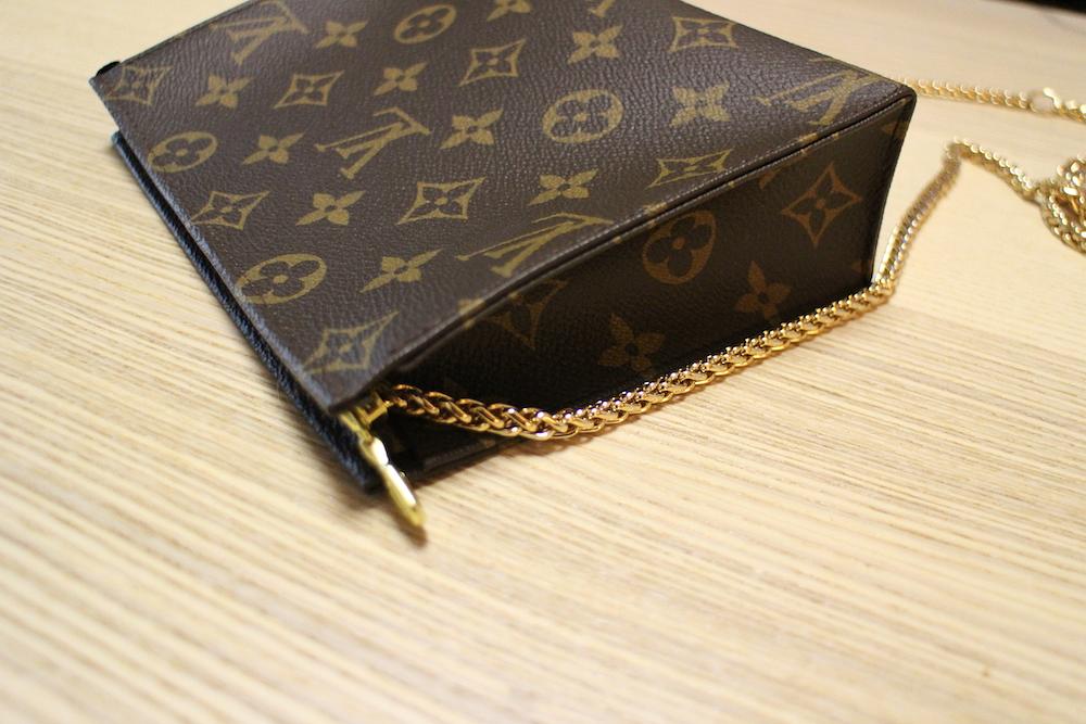 LV洗漱包改造鏈條包,LV洗漱包改造教程!