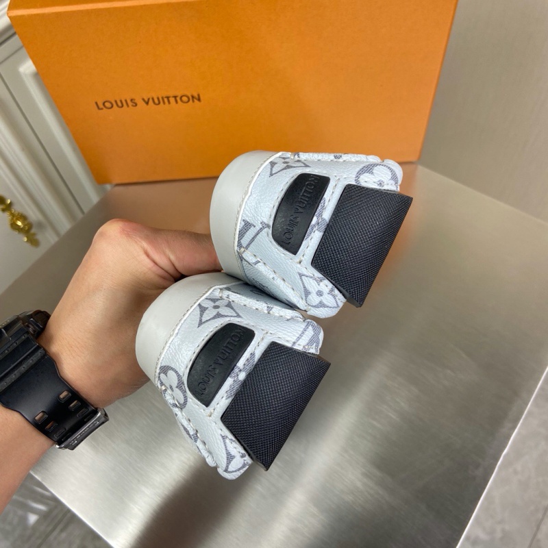 1A4OLA LV Major 便鞋 LV男鞋 LV豆豆鞋 LV開車鞋 白花