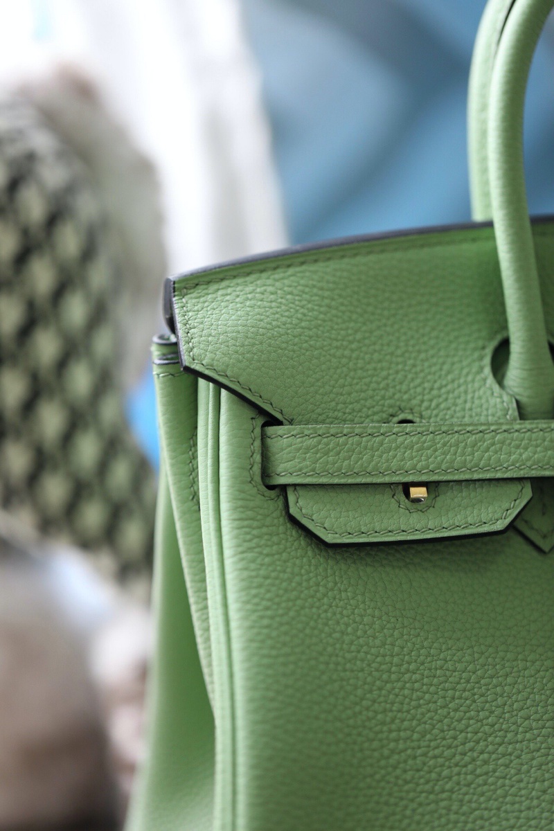 Hermes Birkin系列 愛馬仕鉑金包 純手工定制版 30cm TOGO皮 牛油果