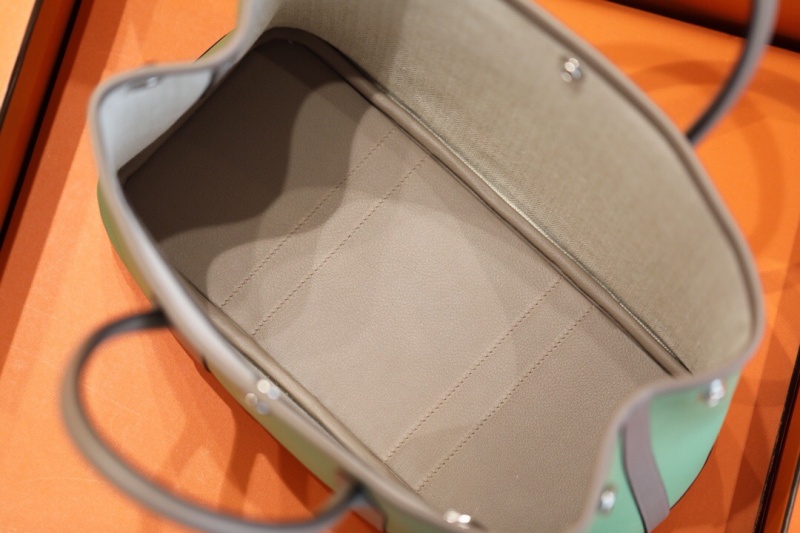 愛馬仕 Garden party花園包 愛馬仕花園包30cm購物袋 瀝青灰