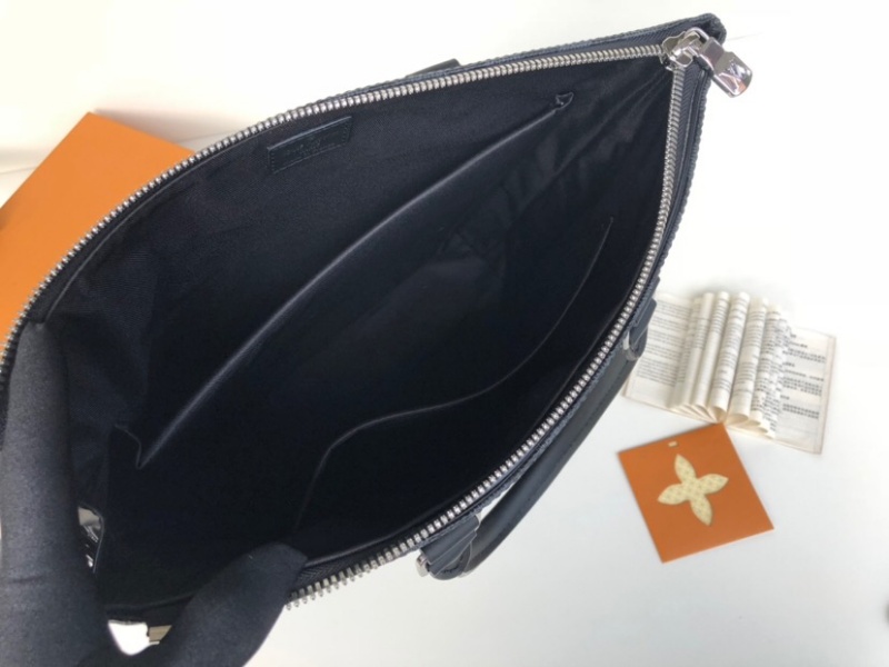 N40000 LV Anton Tote 手袋 Damier Graphite涂層帆布男士公文包