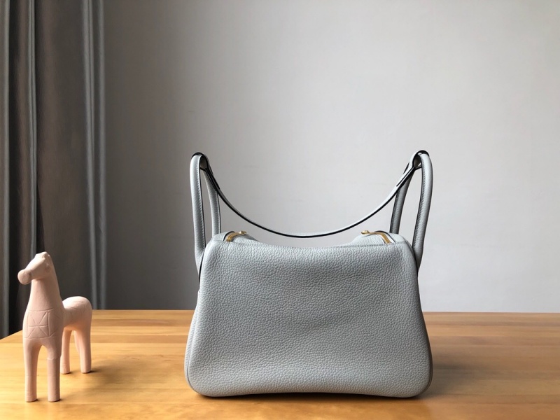 愛馬仕Hermes Lindy系列 純手工定制版 30cm TOGO皮 海鷗灰