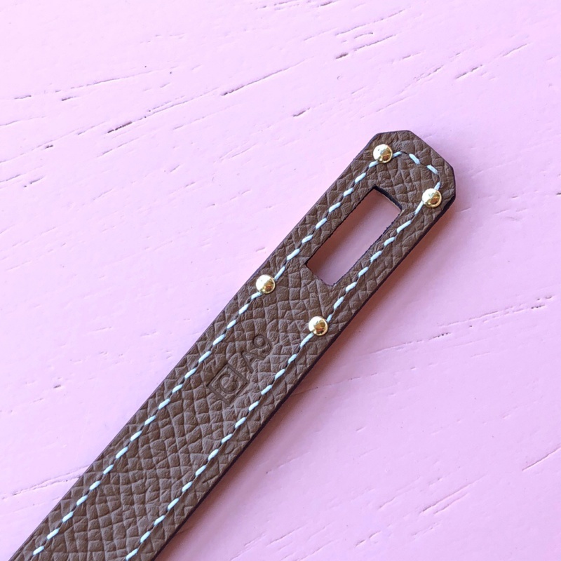 Hermes錢包 愛馬仕Kelly錢包 純手工頂級Epsom皮 棕色金扣