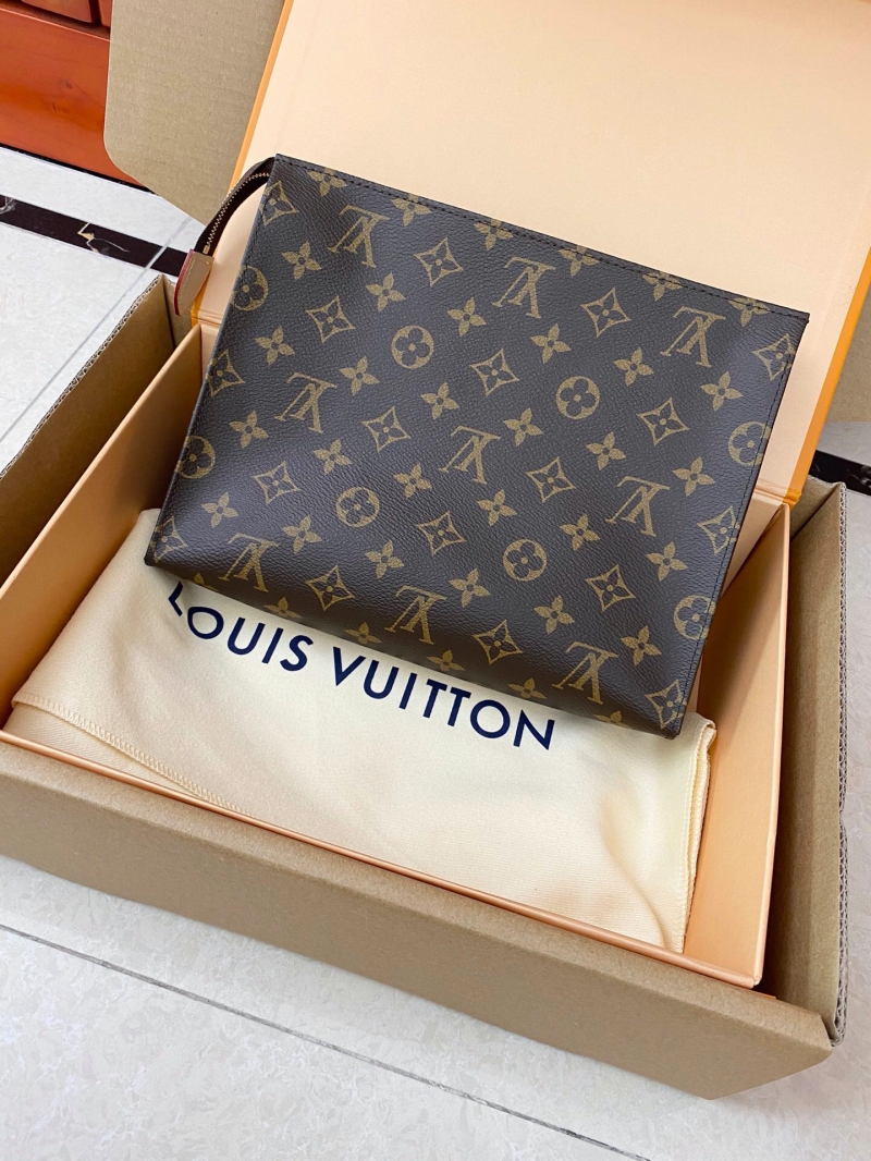 M47542 LV Monogram帆布化妝盒 26號(hào)盥洗袋 LV洗漱包 LV手包