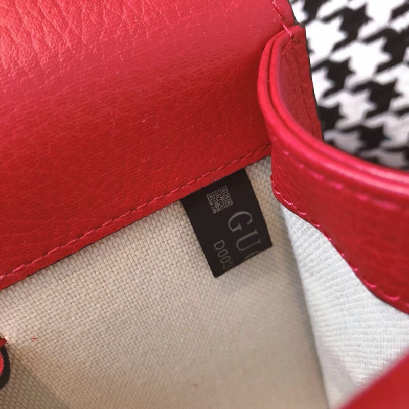 421970 Gucci Dionysus系列皮革迷你手袋 Gucci酒神包 紅色