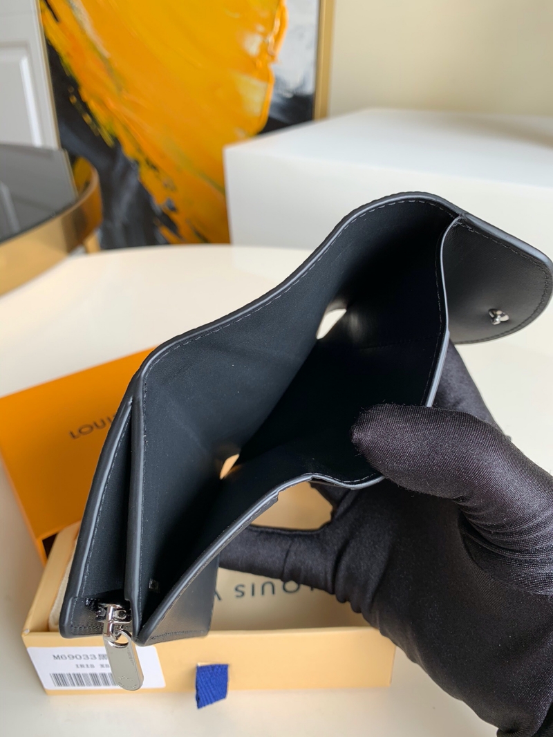 M67498 LV IRIS XS 錢夾 LV錢包女士三折短夾 黑色