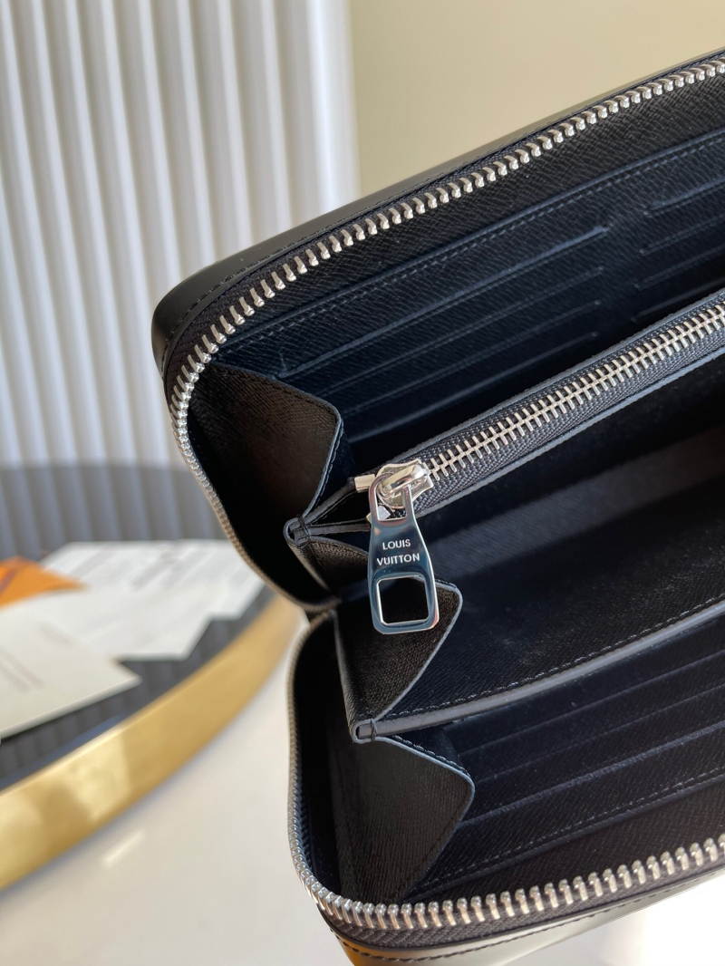 N41503 LV ZIPPY XL 錢夾 Damier Graphite 帆布男士手拿包
