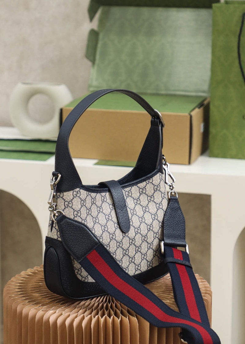 678843 Gucci Jackie 1961系列小號GG肩背包 Gucci2022新款女包 海藍色