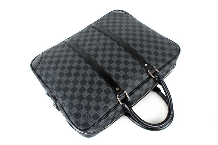 N41123 LV PORTE-DOCUMENTS VOYAGE 大號公文包 LV男士休閑斜跨手提包