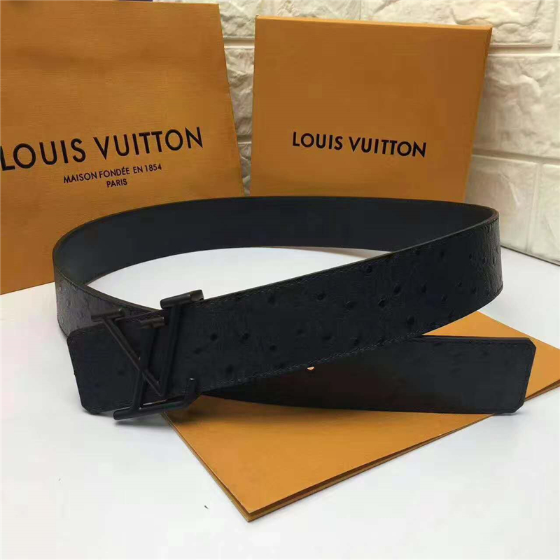 LV INITIALES HISTO 腰帶 異域風情 鴕鳥皮材質 造型個性