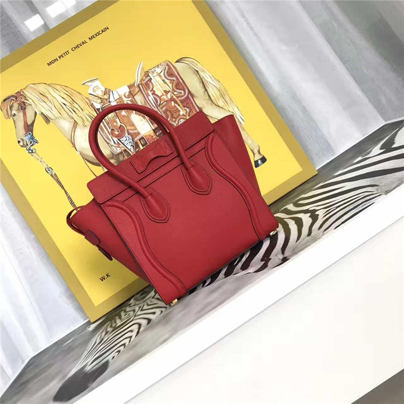 最新版Celine笑臉包 賽琳女包 Celine手提包 囧包 手工包