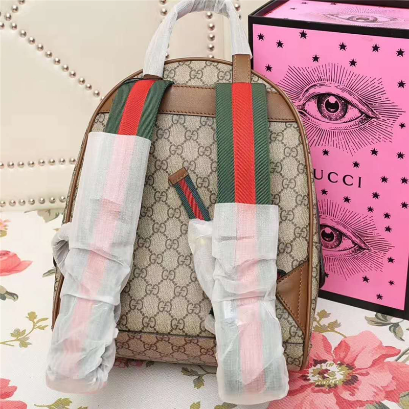 427042 GUCCI 新款 手工刺繡裝飾 雙肩背包 蜜蜂花朵