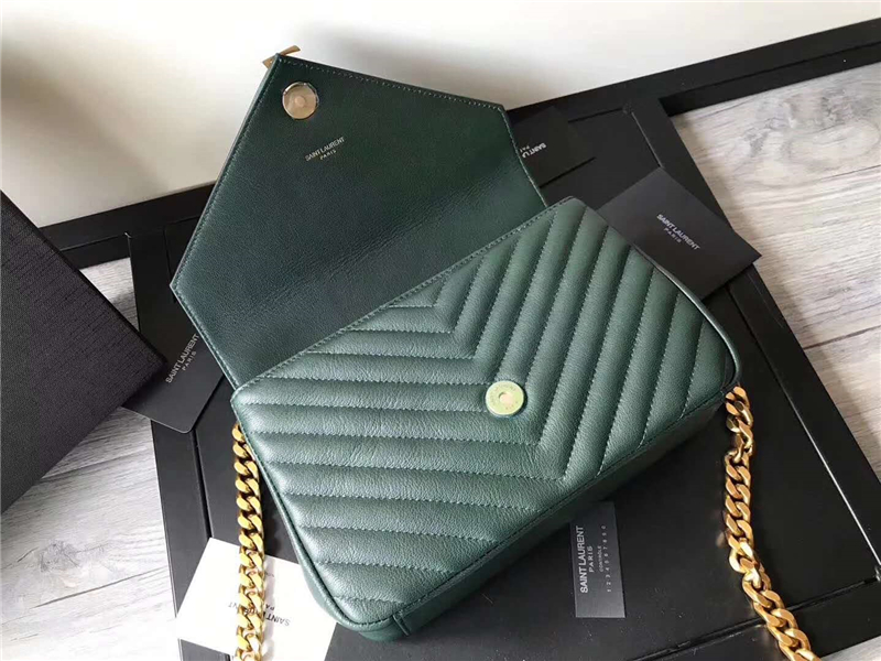 圣羅蘭 YSL女包 圣羅蘭手拿包 純手工女包 YSL小牛皮包