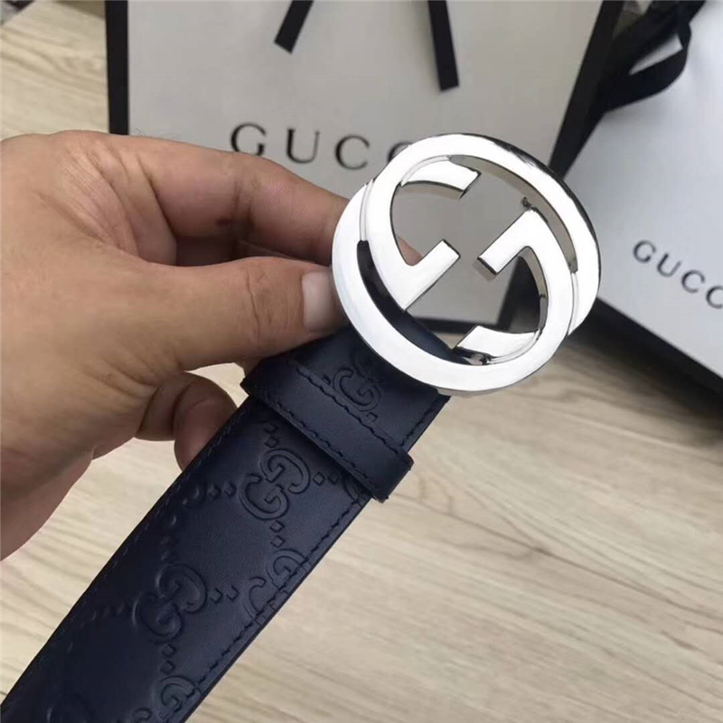 411924 GUCCI皮帶 古馳腰帶 官方同步 進口小牛皮