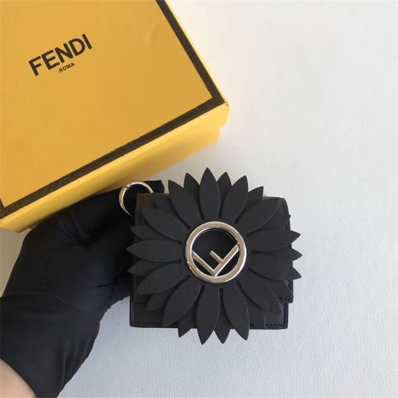 003 FENDI芬迪 MICRO KAN I 散錢包 迷你原版 芬迪女包 雛菊裝飾