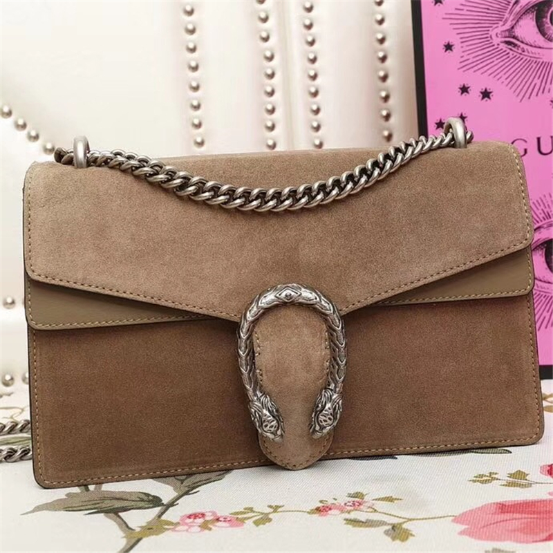 400249 Dionysus系列 Gucci酒神鏈條肩背包 磨砂皮 Gucci女包