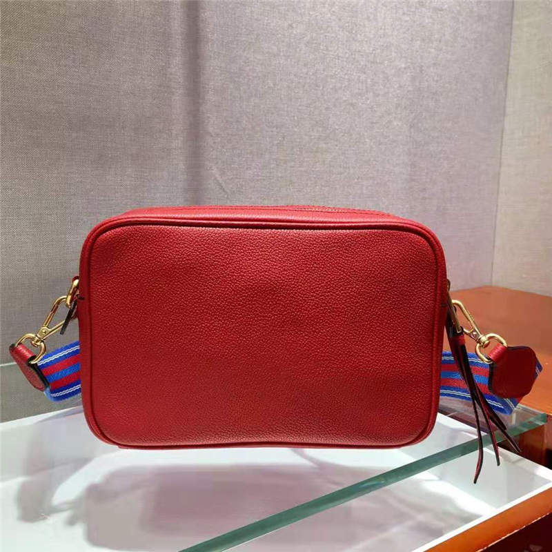 1BH082 Prada女包 普拉達單肩包 Prada新款 普拉達單肩斜挎包 紅色