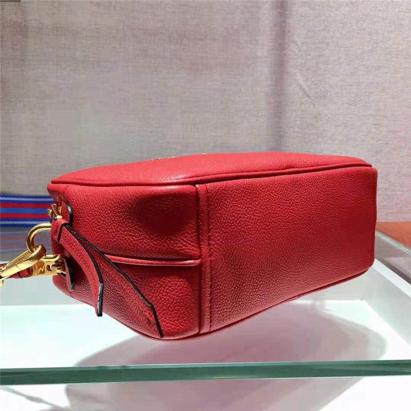 1BH082 Prada女包 普拉達單肩包 Prada新款 普拉達單肩斜挎包 紅色